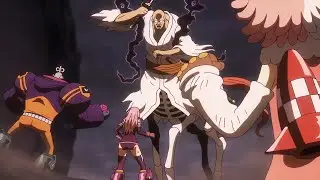 Gear 5 Luffy&rsquo;s Red Roc vs Gorosei! Warcury & Ju Peter Clash &mdash; Dorry & Brogy to the Rescue
