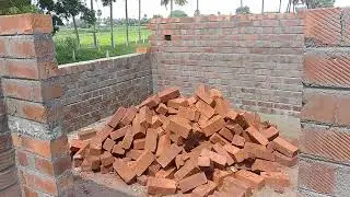 Stone Masonry Building | Sill Level Brick Work Using Chamber Bricks