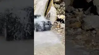 MODIFIED BLACK MAHINDRA SCORPIO AT WATER CROSSING 🚸