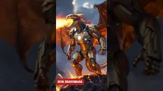 Meet Iron Dragonman! - Ironman fused with Dragon's DNA- Animal Fusion #ironman #marvel #dragon