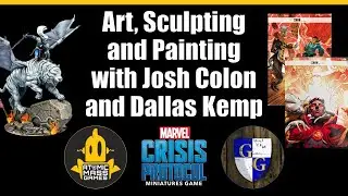 Talking about Art, Sculpts, and Painting with Atomic Mass Games (Dallas Kemp and Josh Colon)