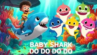 Baby Shark Dance & Learn Colors 🌈🦈 | Ocean Adventure Song for Kids | 3D Nursery Rhymes