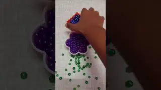 Mesmerizing Beads pouring ASMR #satisfying #asmr #beads #shorts