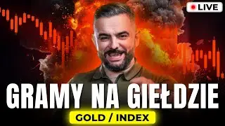 🔴LIVE TRADING: ZGARNIAM PIPSY NA GOLDZIE I INDEKSACH (Pablo Grądziuk, forex, trading)