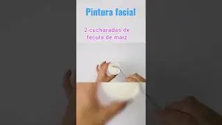 👉PINTURA CASERA FACIAL✨ FACIL Y RAPIDO [manos a la obra] 💯 #shorts