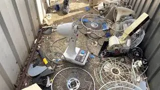 Vintage Hoover E1024 Desk Fan Smash