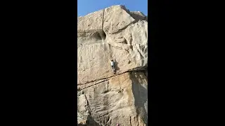 Plantaci&oacute;n 🌄 (6c). Escalada en Cabo Vil&aacute;n (Camari&ntilde;as, Galicia), sector A Moa
