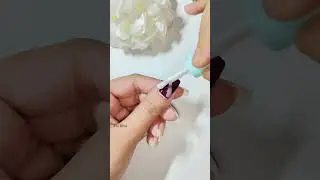 ✨🧷 Easy Nail Art with Safety Pin At Home 💅🏡 #nailart #piubhol #shorts
