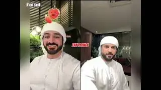 Faisal e seu irmão Hammed conversavam enquanto riam. 