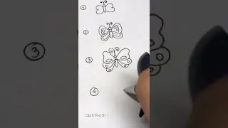 Bạn vẽ bươm bướm như n&agrave;o #drawingtutorial #draw #drawtips #doodle #drawcuteeasy