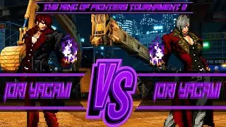 [KOFT2] Iori Yagami XV (Original) VS. Iori Yagami XV (Another) || Mirror Battle #1 ||  1080P 60 FPS