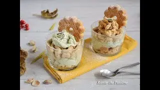 Dessert doppio mascarpone fichi e pistacchi - Ricette che Passione