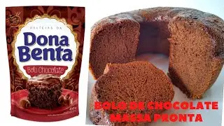 COMO FAZER BOLO COM MASSA PRONTA NO LIQUIDIFICADOR - BOLO DE CHOCOLATE