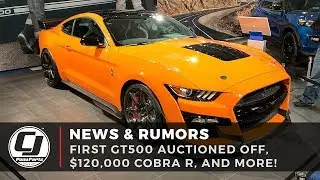 GT500 Rumors and info on the Mustang Cobra R that sold for 120K!