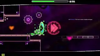 Geometry Dash 幾何衝刺: Arrow magnificent By lmarce1 100% (Daily level) (1 coin) (60fps gameplay)