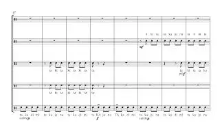 Sagra della primavera (partitura ritmica)