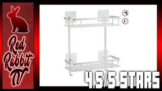 Hawsam No Drilling Bathroom Shelves, Aluminum 2 Tier Shower Shelf Caddy | Best Shower Caddy 2020