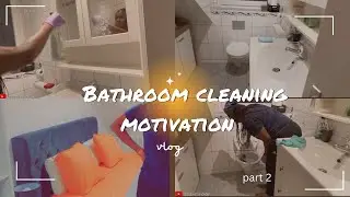 SATISFYING BATHROOM SPEED CLEANING | SATISFYING RESULTS | FUEL MOTIVATION #cleaningroutine #Habits