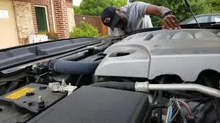 How to remove Landcruiser engine cover/ heat shield...but replacing it? oh well