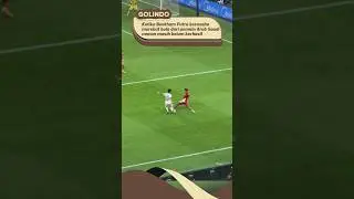 Ketika Beckham Putra beberapa kali mencoba merebut bola dari pemain Arab Saudi tapi gagal #timnas