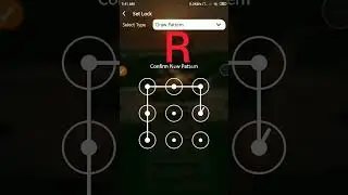 R Pattern Locks #R #pattern #locks #mobilelock #screenlocks