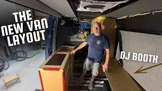 Final Lay Out Is Done. Sprinter Van With OFFICE and DJ BOOTH
