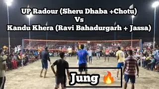 UP Radour (Sheru Dhaba +Chotu) Vs Kandu Khera (Ravi Bahadurgarh + Jassa) at Kotbhai Tournament Match