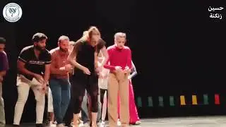 مسرحية الطابق الخالي أيطالياعلى مسرح الرشيدأخراج/walter MaBeiniضمن عروض مهرجان بغداد الدولي للمسرح 6