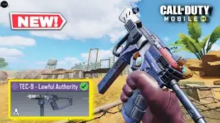 *NEW* TEC-9 Lawful Authority Gameplay in Cod Mobile Season 8 2025 BP | Ranked Search and destroy