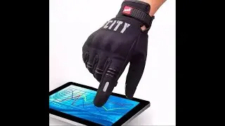 City Gloves for motorcycle with touch screen MAD 07
