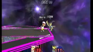 Super Smash Bros Project M Exhibition - Part 1 Nero(ness/???) vs Icon(Lucario)