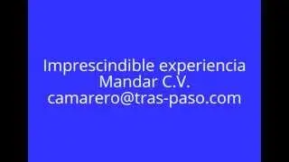Ofrezco empleo, BARCELONA, CAMARERO