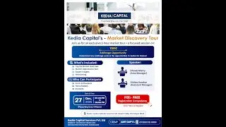 Kedia Capital&rsquo;s - Market Discovery Tour on Arbitrage Opportunity 27122025