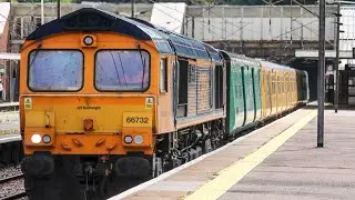 313 Drag! | GBRf 66732 drags NR 313121 @ Hadley Wood