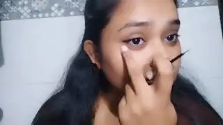 How to apply eyeliner on your own face #creator #eyes #explorepage 