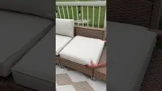 Диван-облако для патио ☁️🛋️ #amazonsummermusthaves #мебельдляпатио #уличныепространства