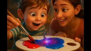 My Purple Car 🎨 Red + Blue = 💜 Alex&rsquo;s Color Surprise | Gentle Sleep Story for Kids