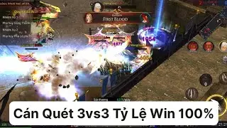 Mu Lục Địa VNG | PVP C&agrave;n Qu&eacute;t 3vs3 Tỷ Lệ Win 100% Của C&aacute;c T&oacute;p S1 | Tam Th&aacute;i Tử