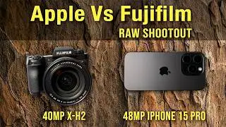 iPhone 15 Pro vs Fujifilm RAW Photo Shootout