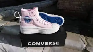 Converse 570260C All Star Move на платформе розовые высокие