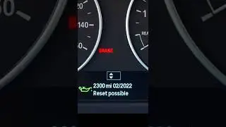 Сброс индикатора сервисного обслуживания масла BMW