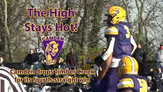 Camden 18 Timber Creek 7 | Week 7 Highlights | Jalin Brownlee 211 yds, 2 TDs
