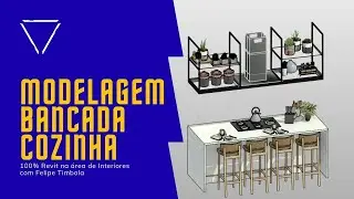 100% Revit na &aacute;rea de Interiores - Modelagem de Fam&iacute;lias - Bancada Cozinha