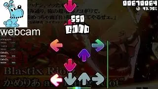 Dia 1 Jogando Osu!Mania sendo um jogador de friday night funkin'