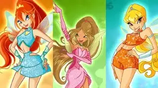 Sirenix Club - Winx Club Bloom Flora Stella Charmix 2D Transformation 