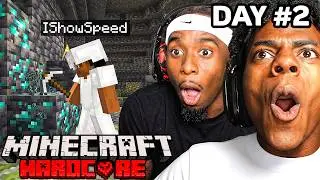 MINECRAFT HARDCORE ALL BOSSES DAY 2 🍄🔨🧟‍♂️ft. KaiCenat (Part 2)