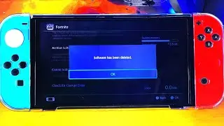 How To Delete Fortnite from Nintendo Switch OLED