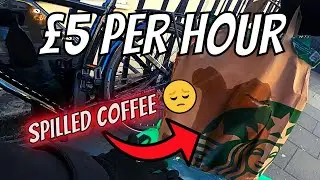 The SAD Reality Of Being A Delivery Rider In London | Less Than Minimum Wage!!!