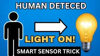 Human Detection Light System Using Sensors 🔥 | Smart Robotics Project Explained