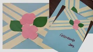 Easy and Beautiful Friendship Card//Hand Made Greeting Card@craftsolutionsofficial